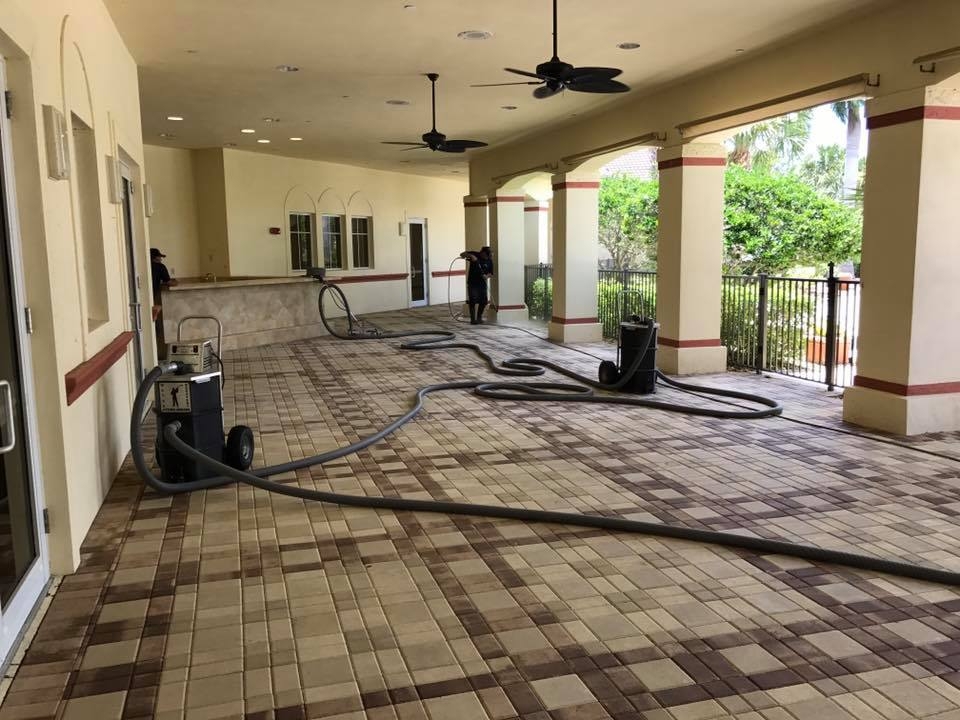 Commercial Paver Cleaning and Sealing Florida