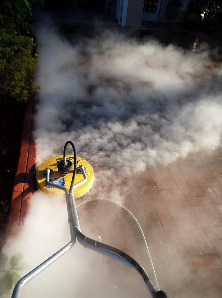 Steam Cleaning Pavers