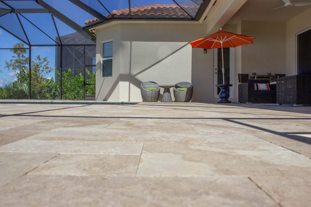 travertine paver restoration palm beach county fl