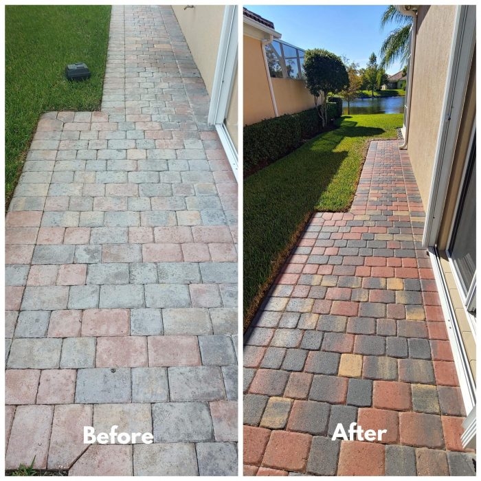 Brick Paver Sealer Stripping and Sealing in Ft Myers FL