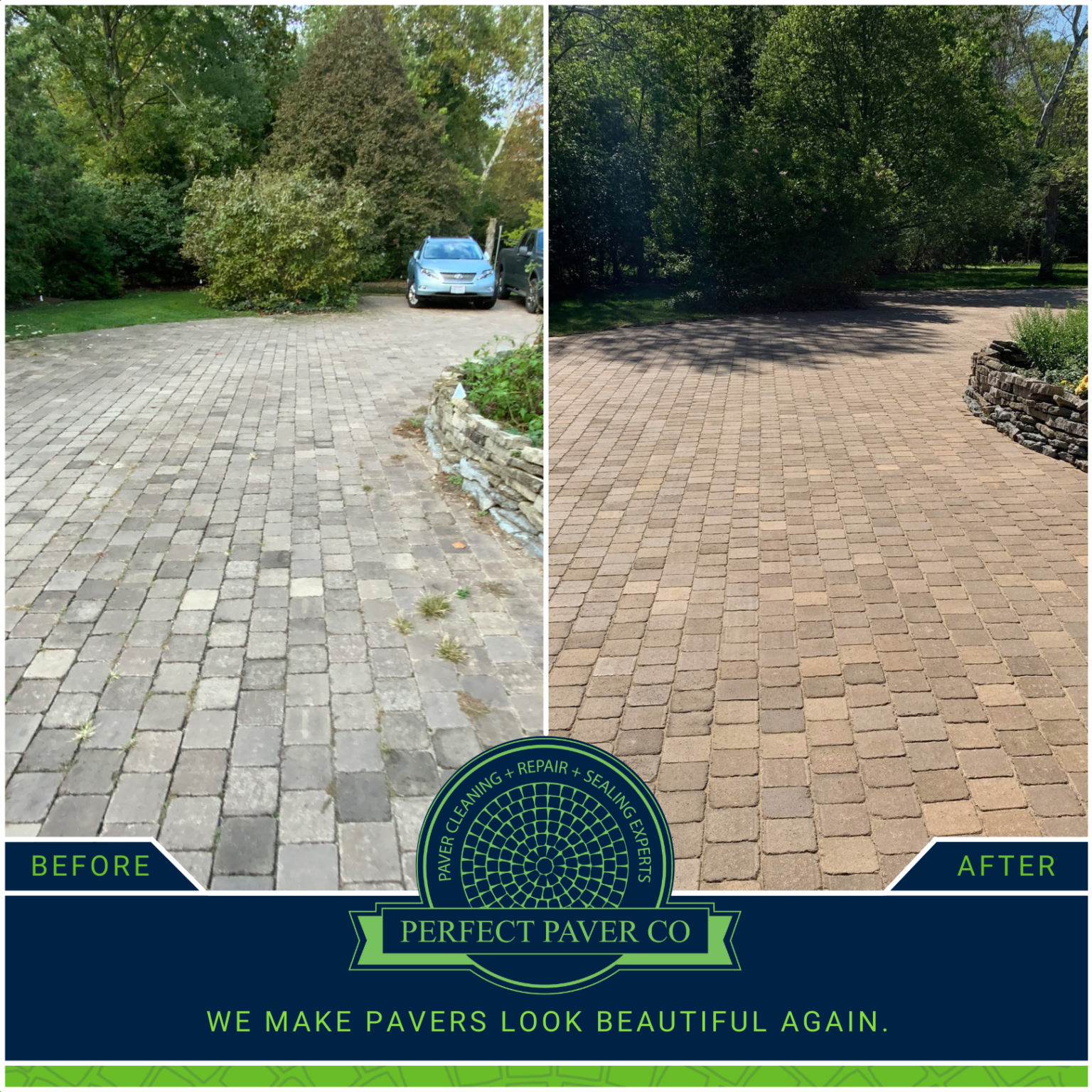 Paver Driveway Restoration Alpharetta, GA