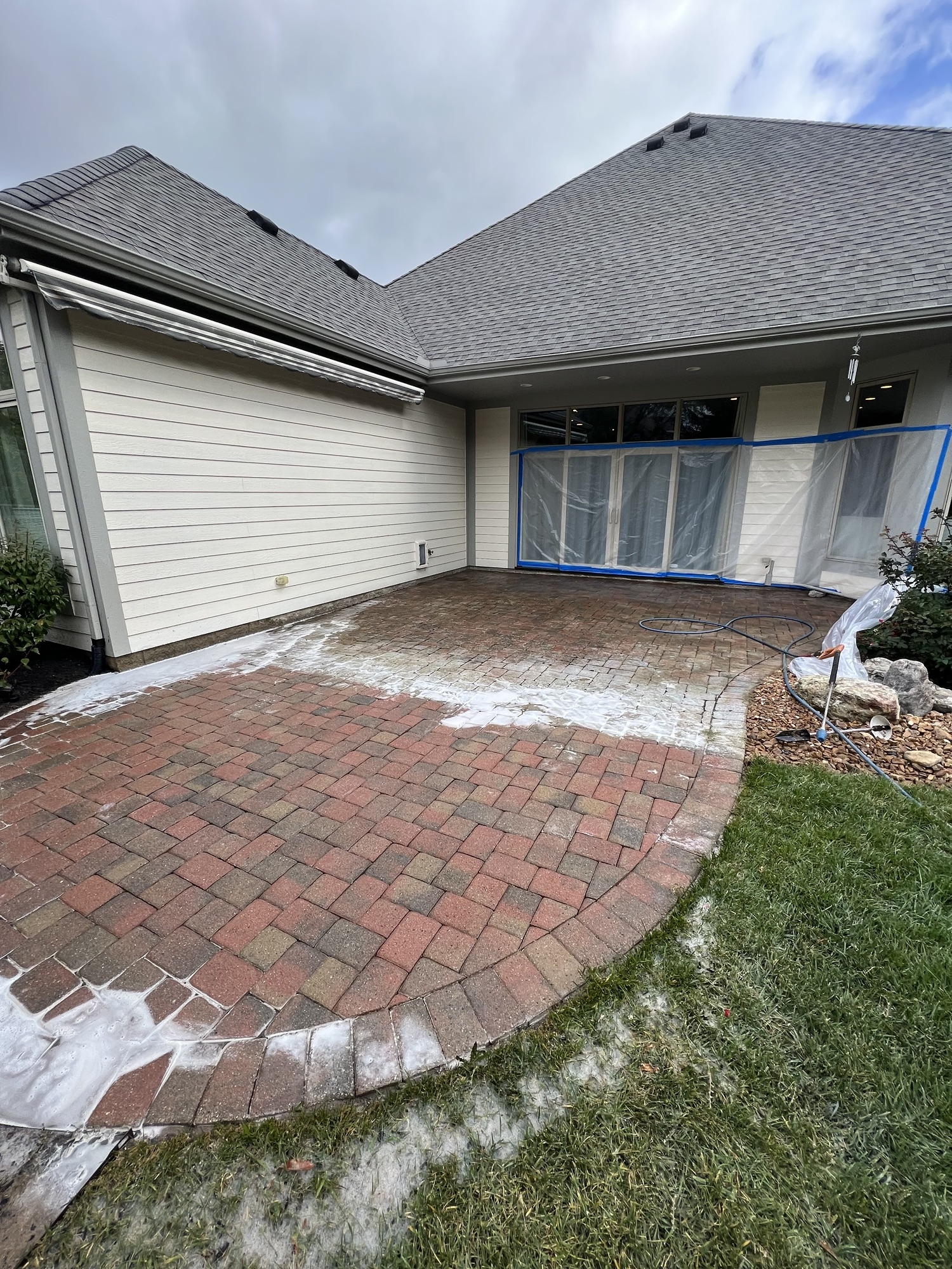 Remove paver sealer