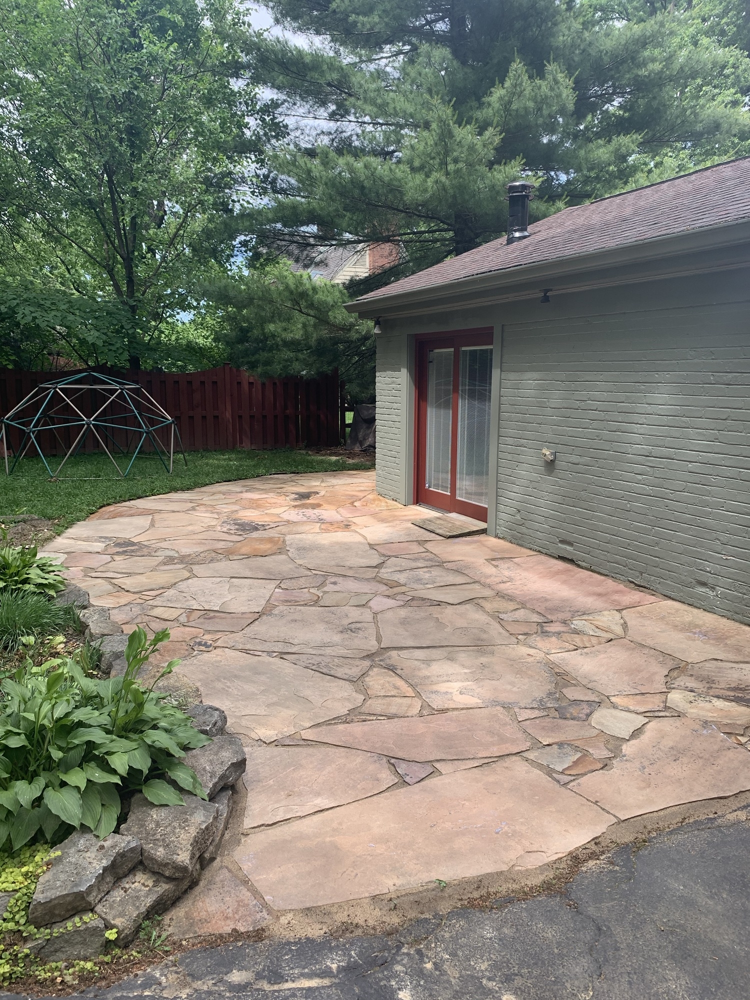 Flagstone repair Cincinnati ohio