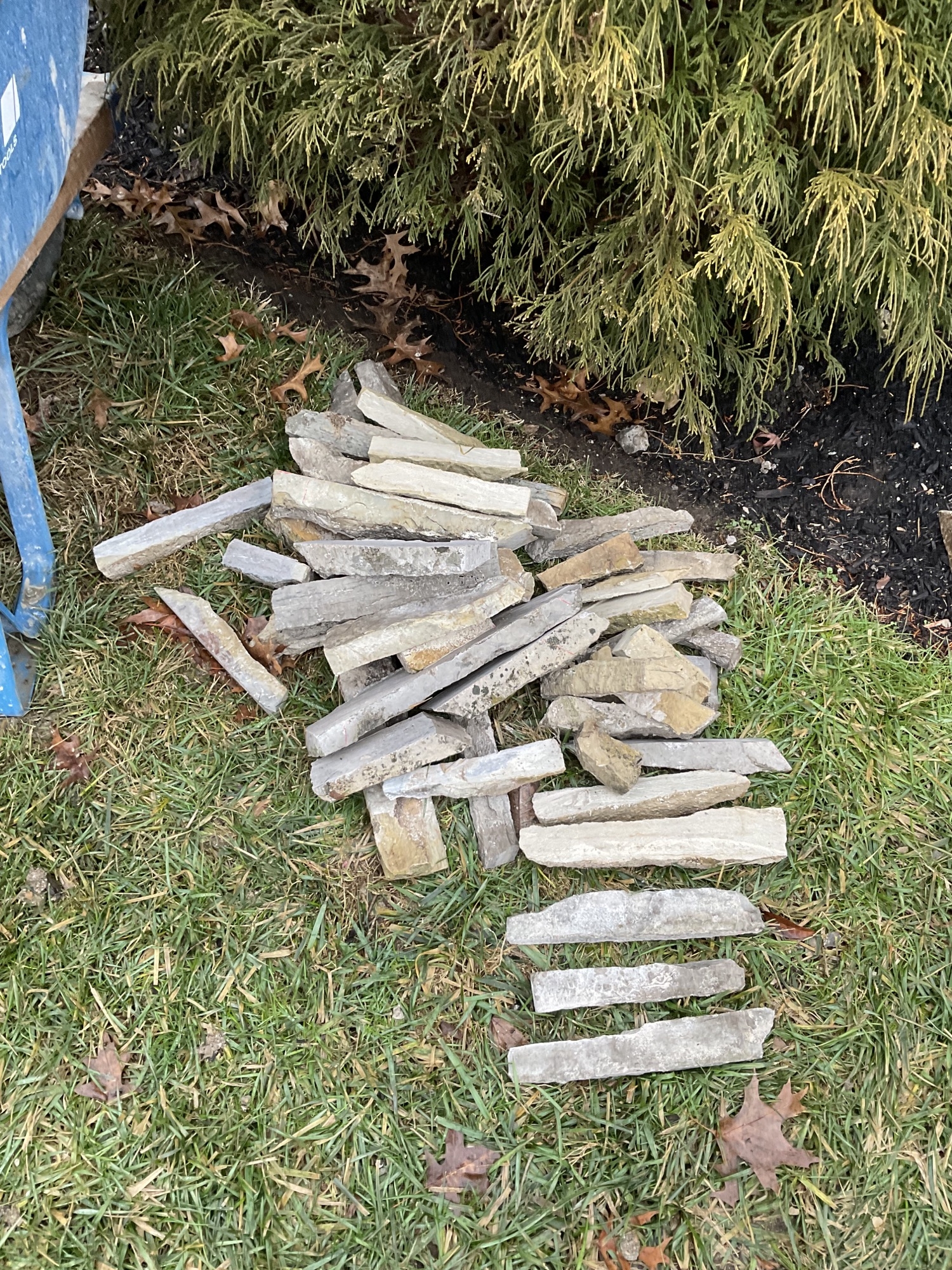 Natural stone front walkway Indian hill ohio