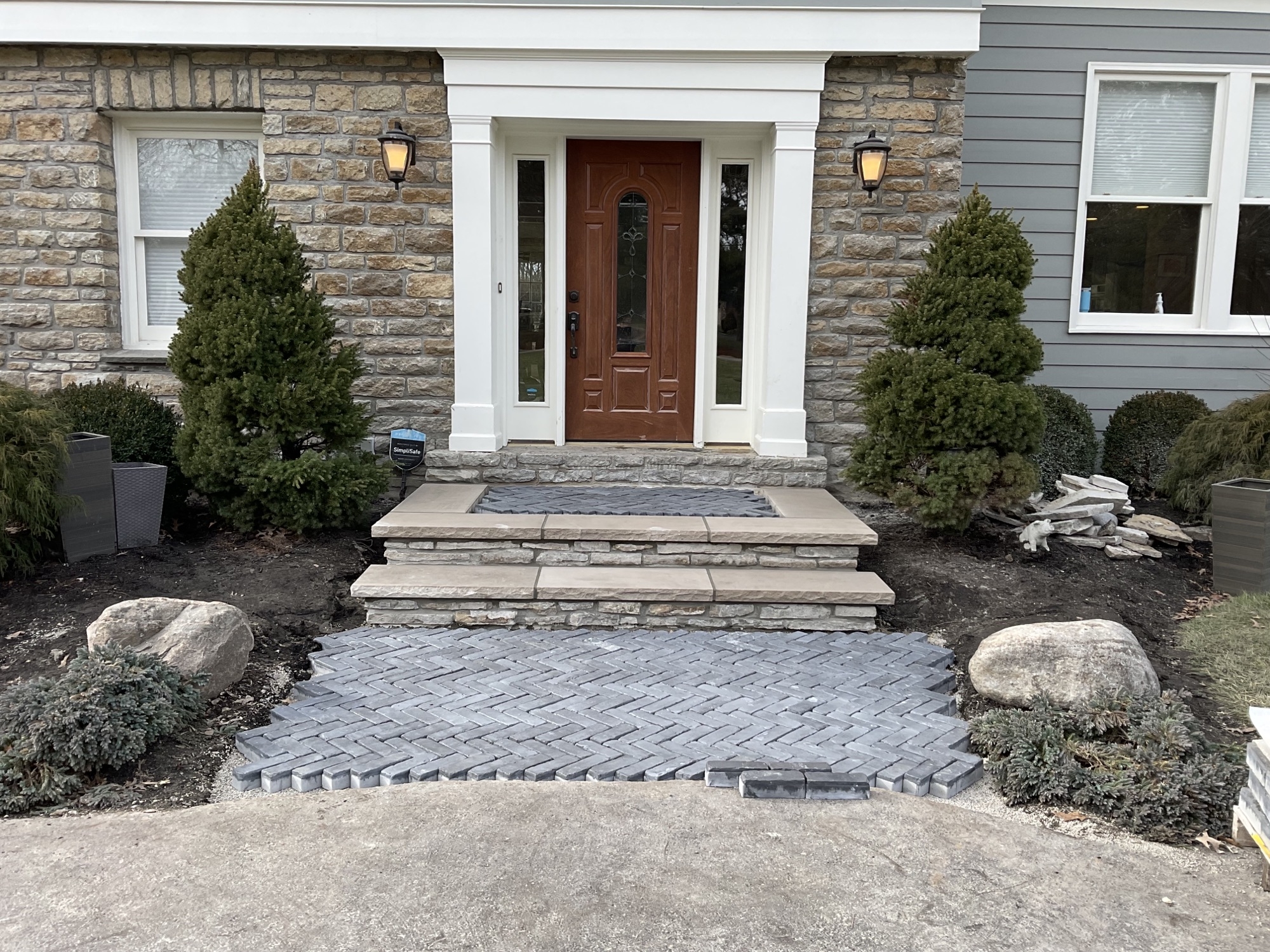 Paver walkway Indian hill ohio