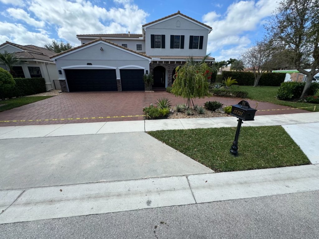 Paver Color Restoration in Delray Beach, FL