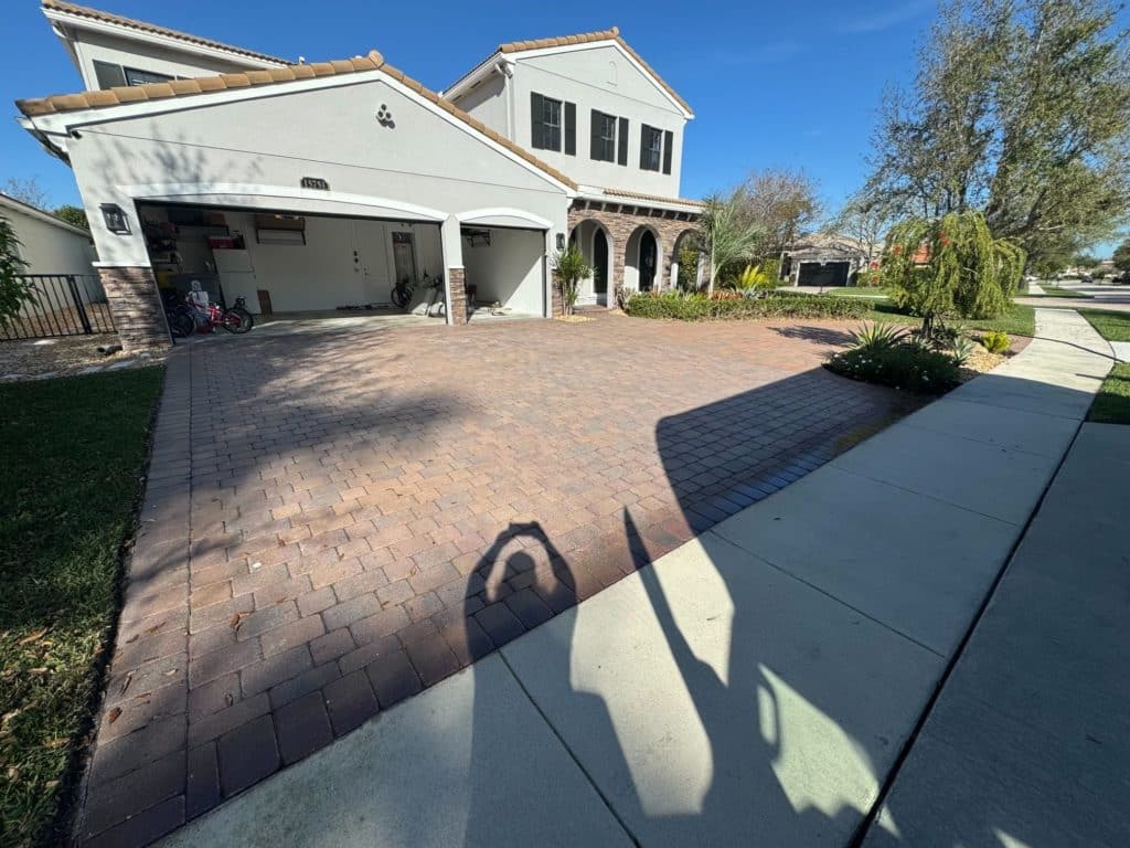 Paver staining in Delray Beach fl